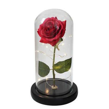 Galaxy Rose Artificial Flowers Beauty and the Beast Rose Decor