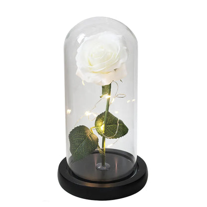 Galaxy Rose Artificial Flowers Beauty and the Beast Rose Decor