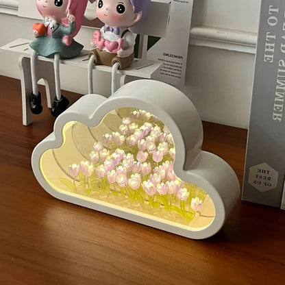 Tulip Night Light Mirror🌷